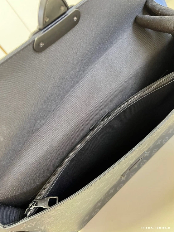 Official oldcobbler LOUIS LOCK BRIEFCASE S VUITTON 0807